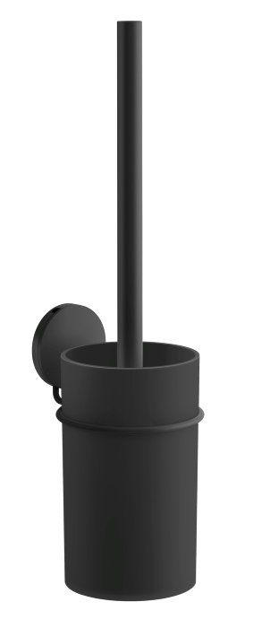 Toalettbørste vegghengt 35cm - svart